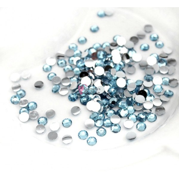 Strasuri din acril 3D Albastru deschis de 1,5mm 1000 bucati SA005